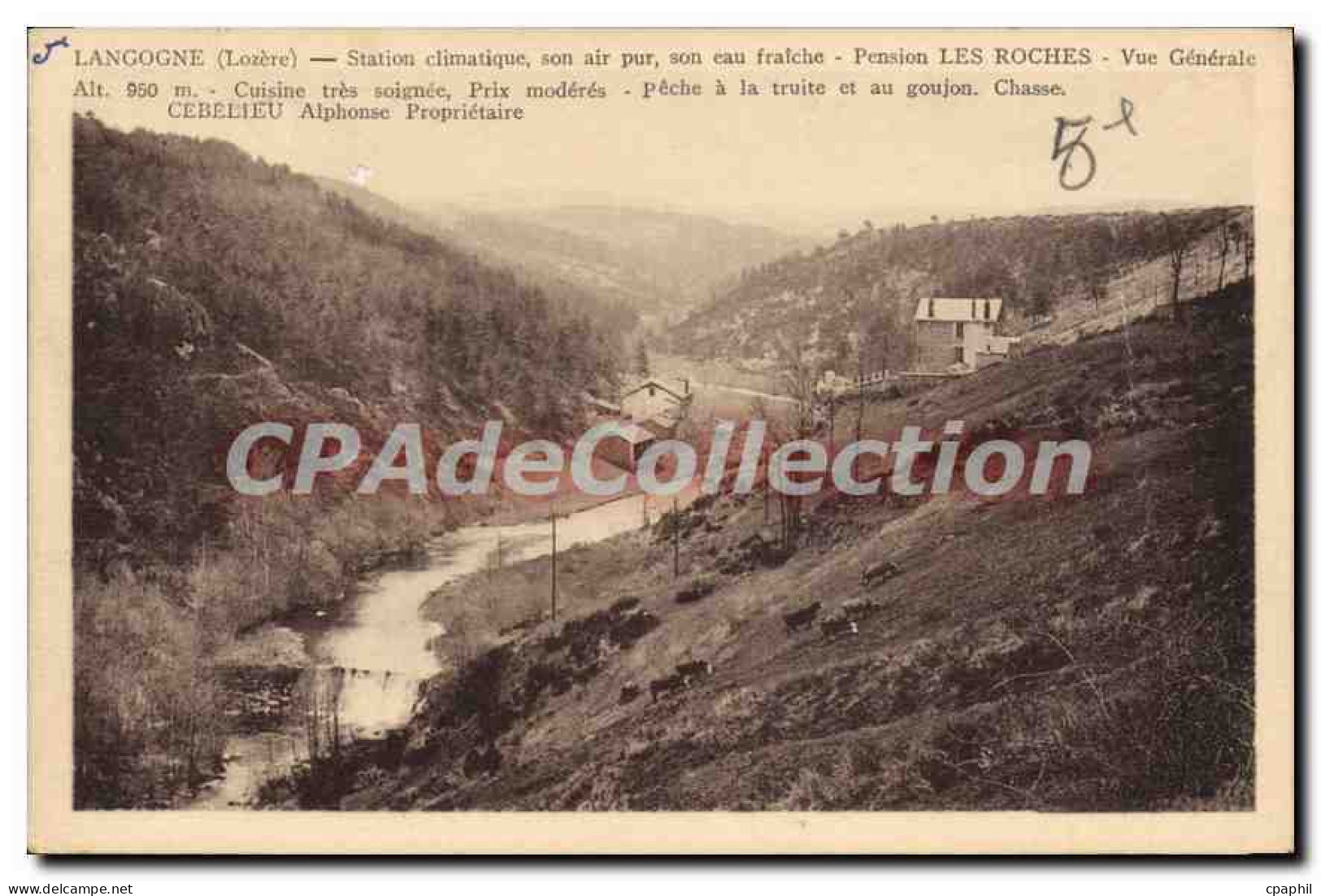 CPA Langogne Station Climatique pention LES ROCHES