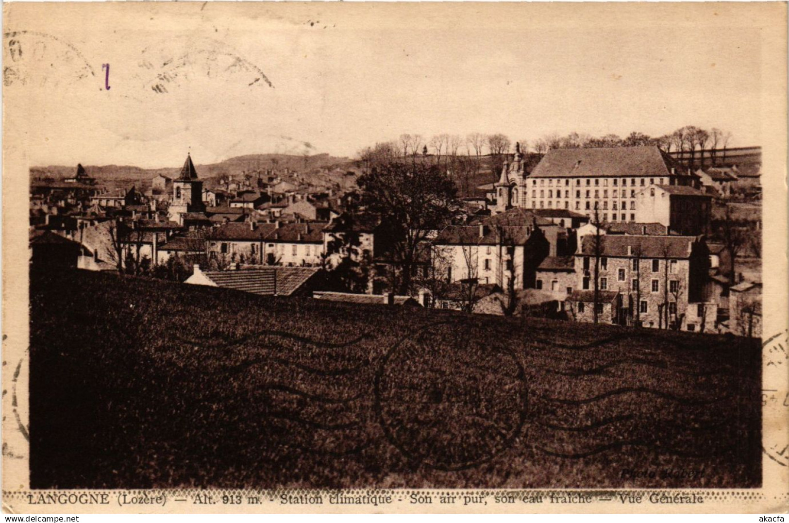 CPA LANGOGNE - Vue générale (638271)