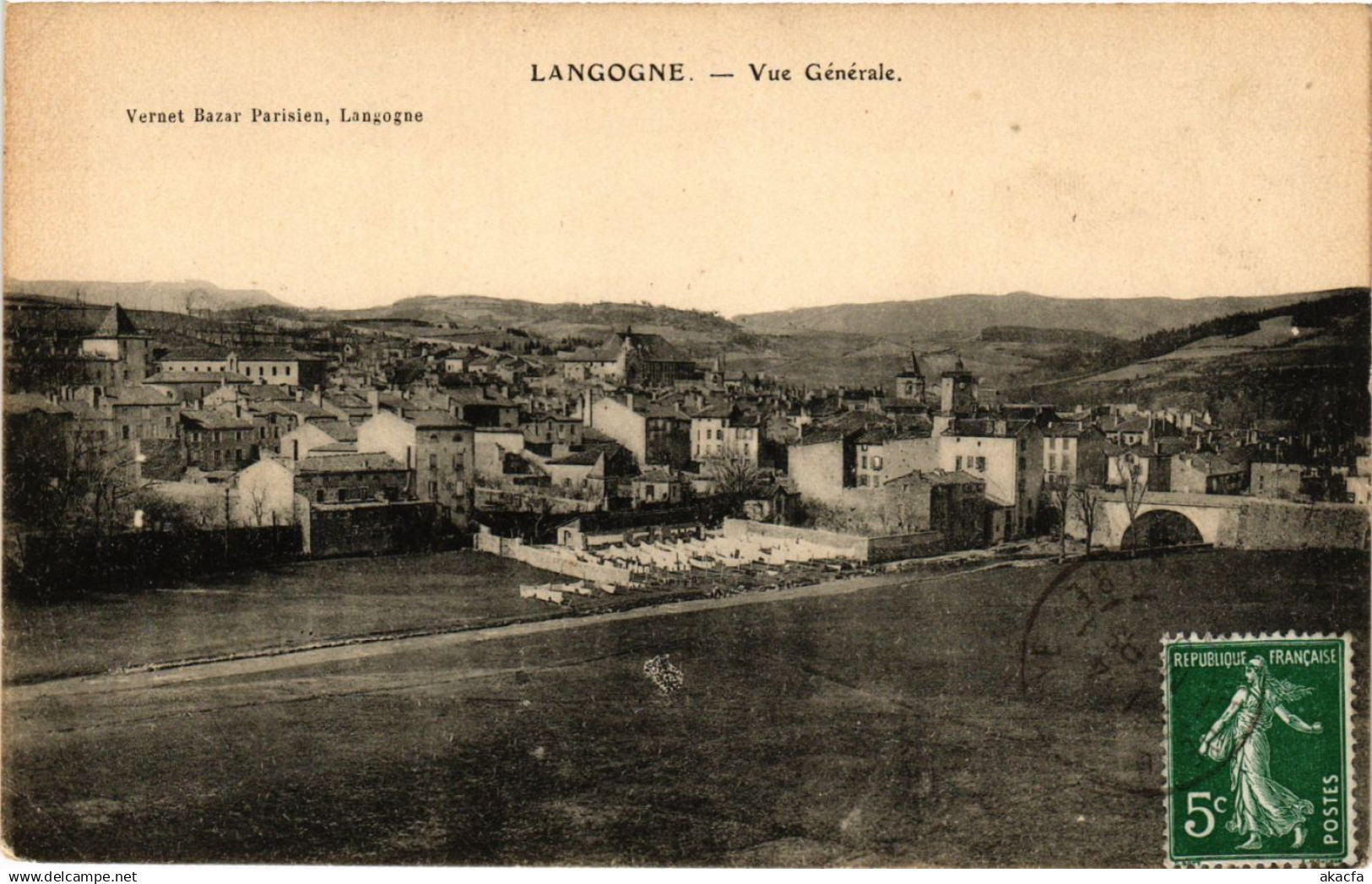 CPA LANGOGNE - Vue générale (638278)