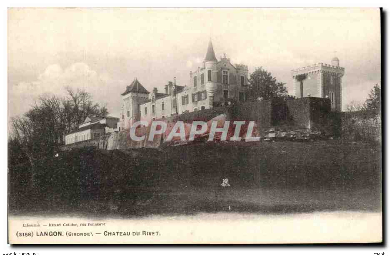 CPA Langon Chateau Du Rivet