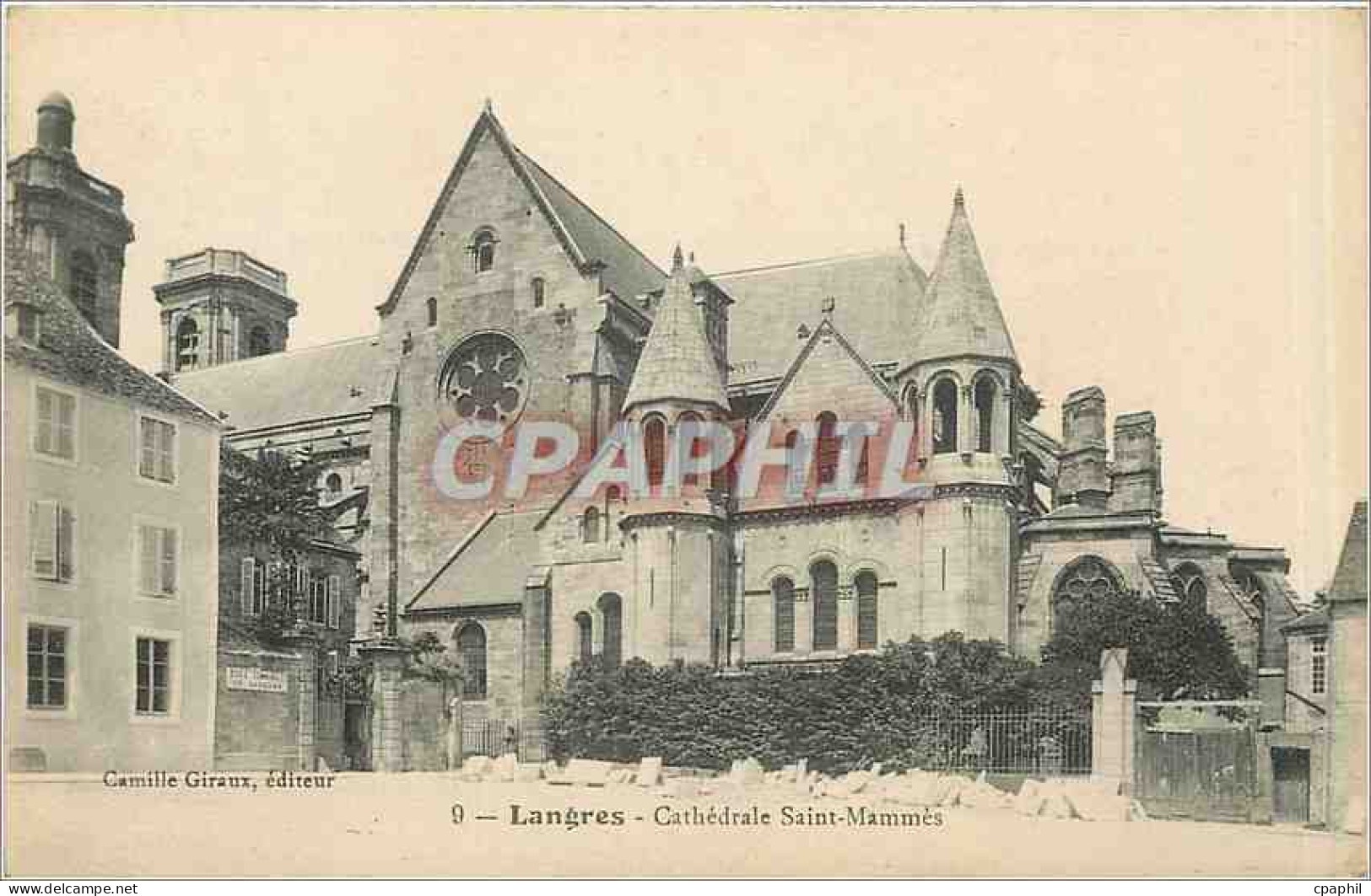 CPA Langres Cathedrale Saint Mammes
