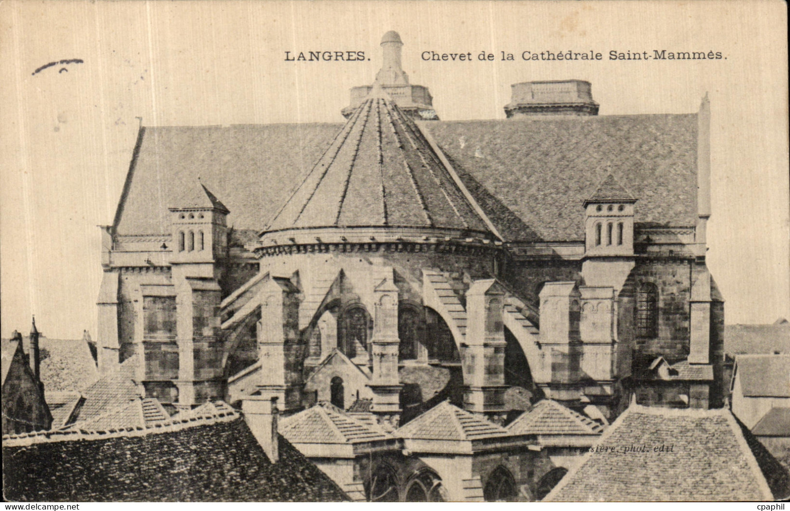 CPA Langres Chevet de la Cathedrale Saint Mammes