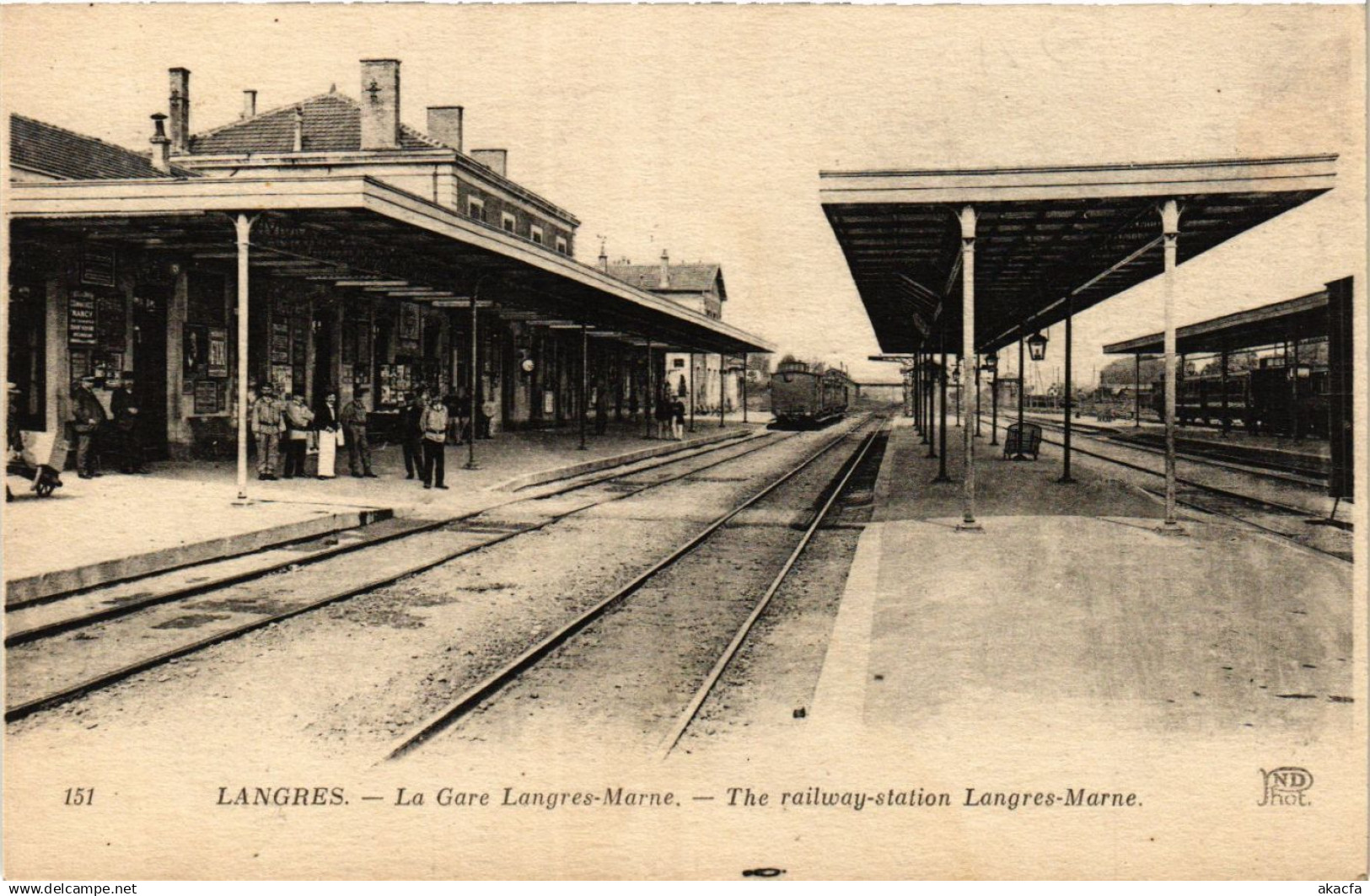 CPA LANGRES - La Gares LANGRES-MARNE (368770)