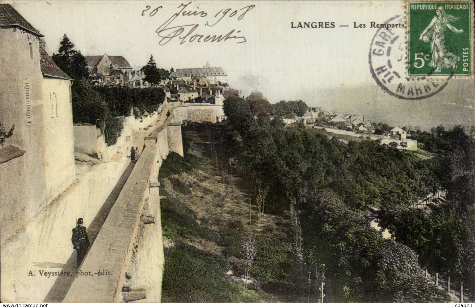 CPA Langres Les remparts