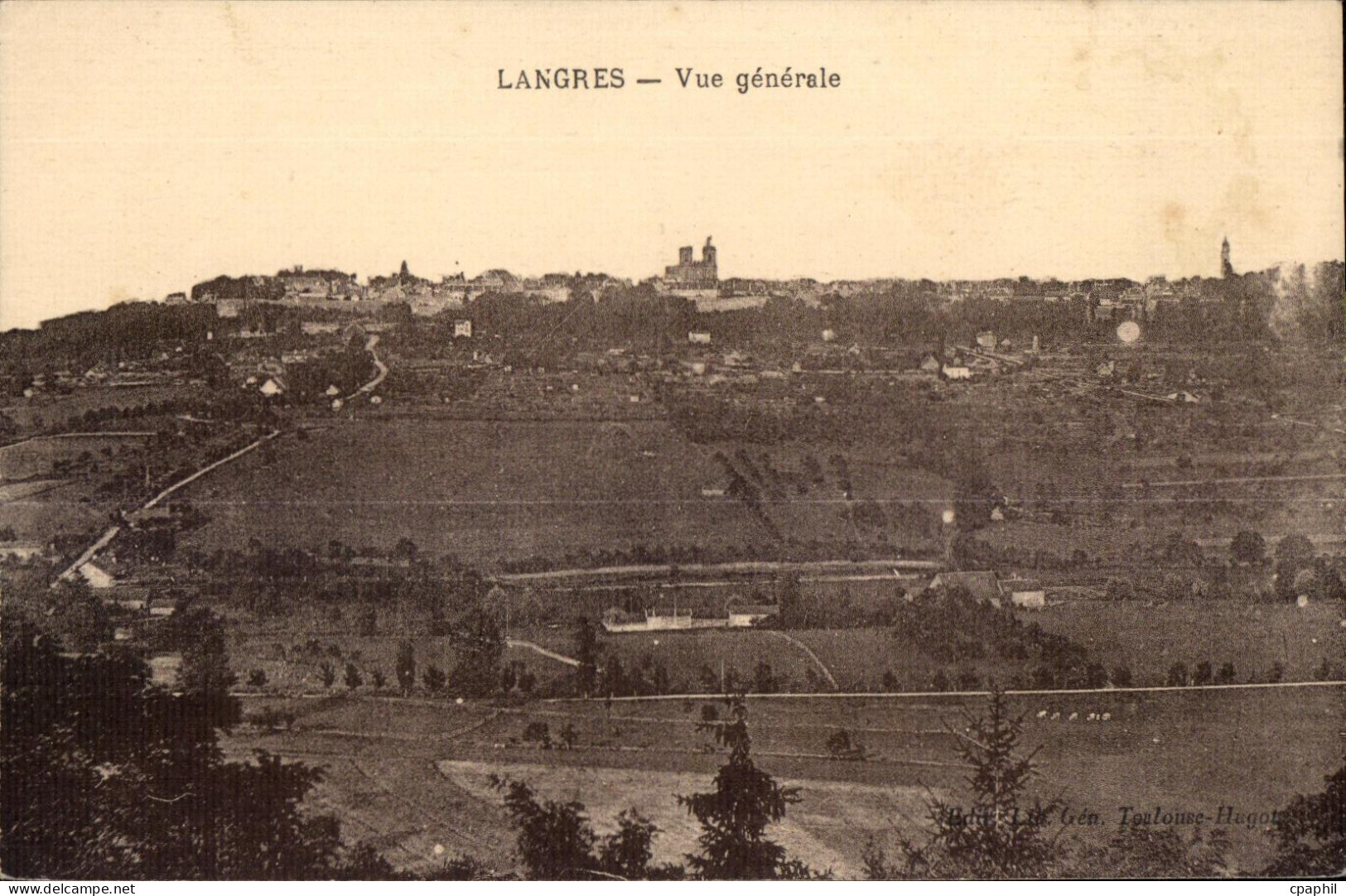CPA Langres Vue generale