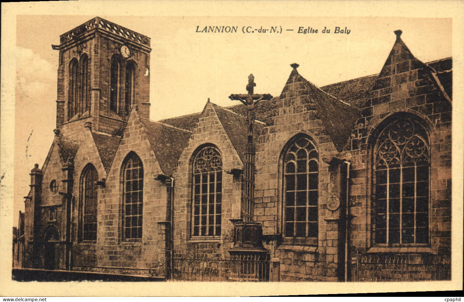 CPA Lannion Eglise de Baly