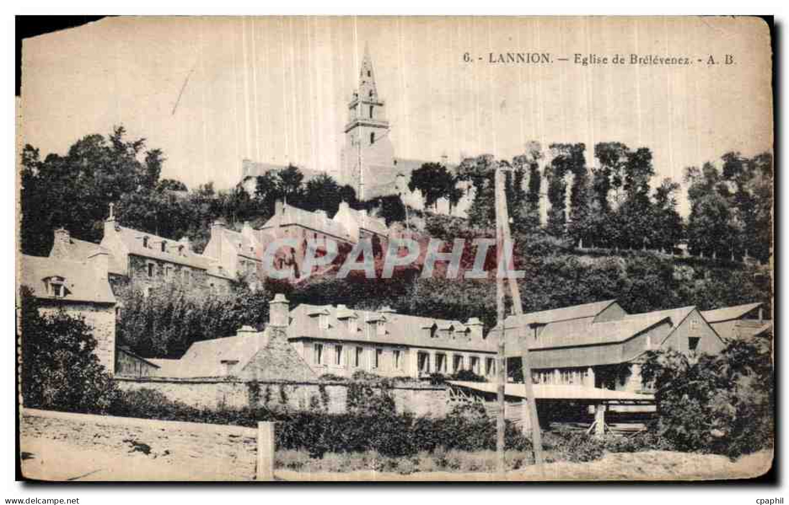 CPA Lannion Eglise du Brelevenet