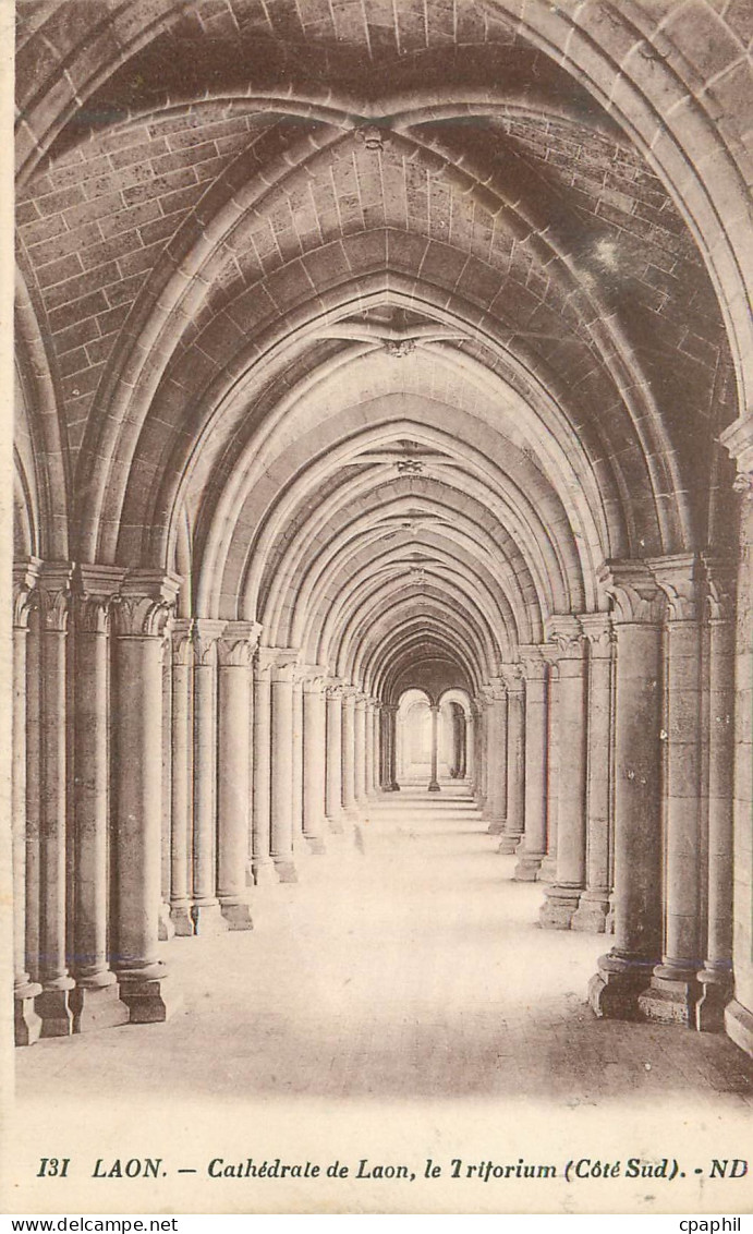 CPA Laon Cathedrale de Laon Le Triforium (Cote Sud) ND