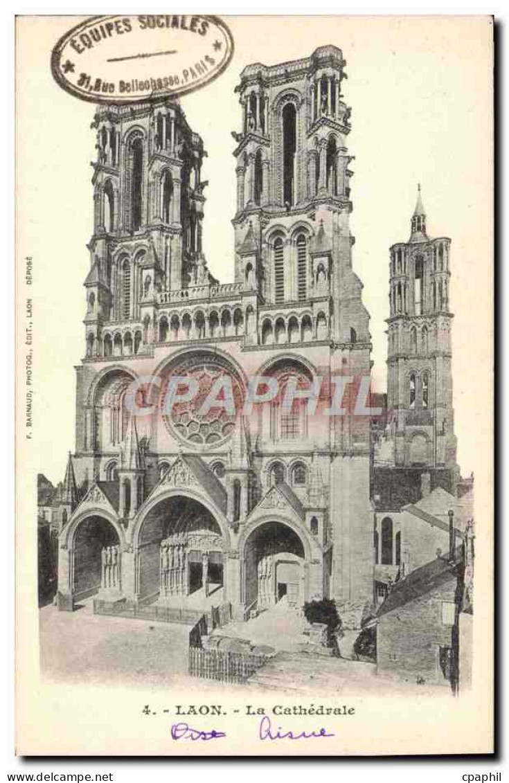 CPA Laon La Cathedrale