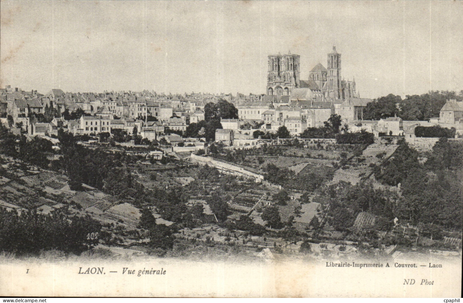CPA Laon Vue generale
