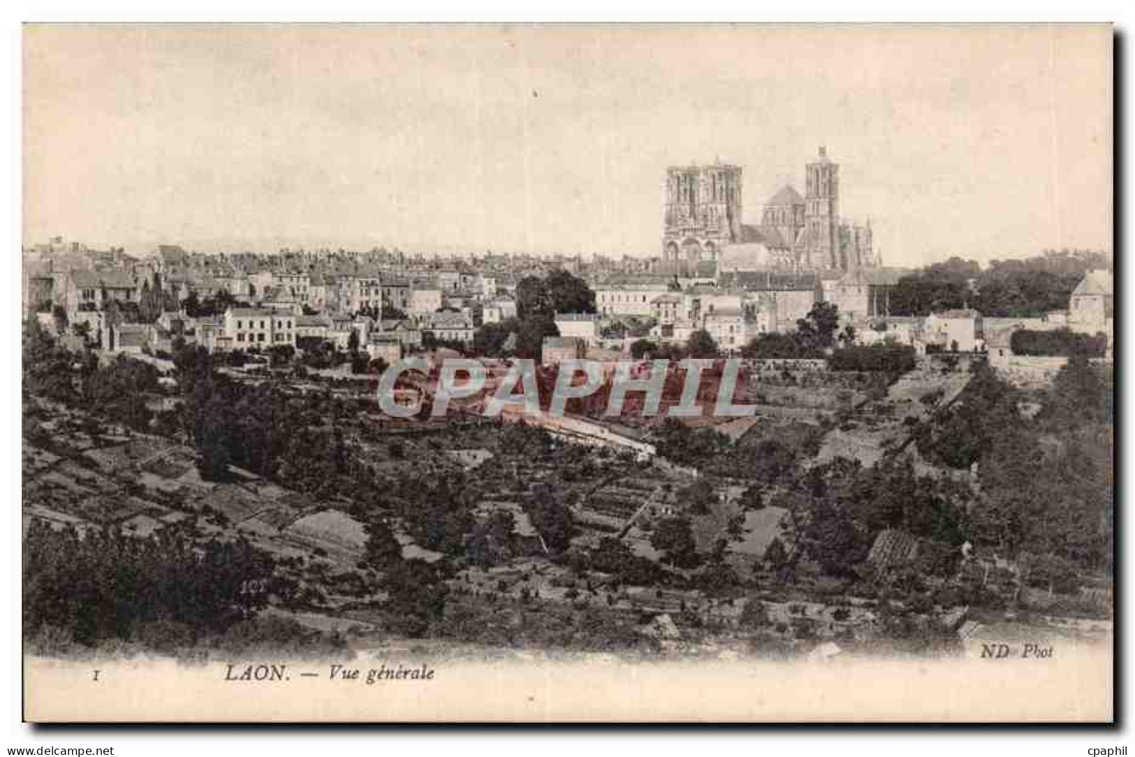 CPA Laon Vue generale