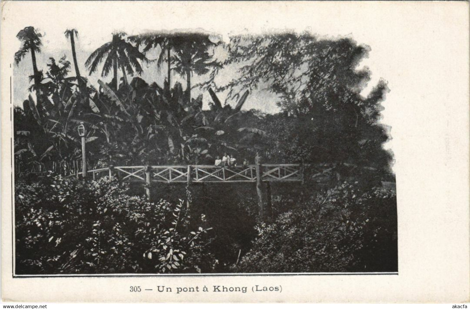 CPA LAOS Un pont a Khong LAOS (146347)