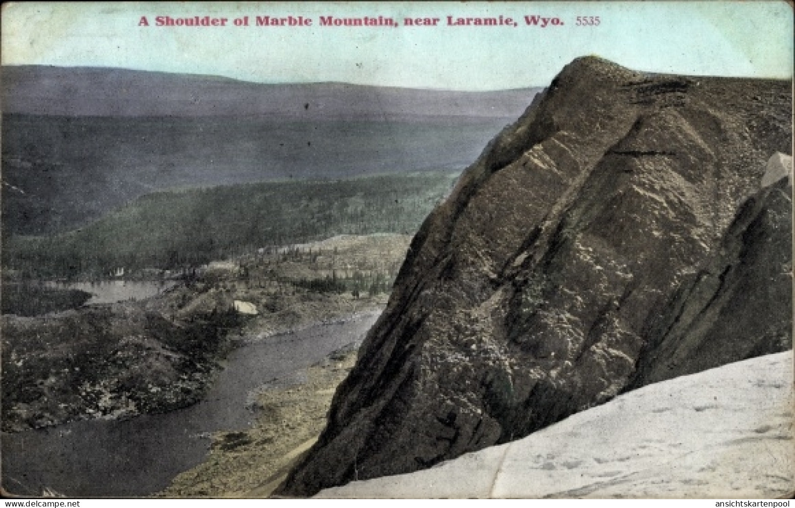 CPA Laramie Wyoming USA, Schulter des Marble Mountain