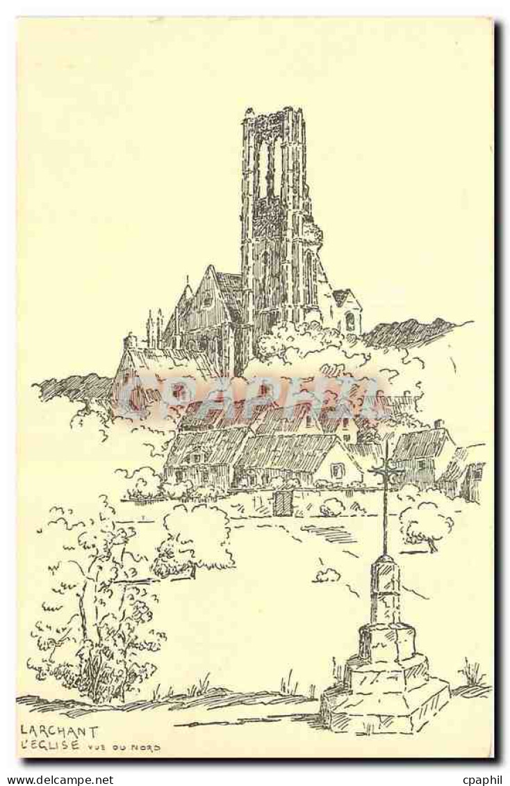 CPA Larchant l'Eglise