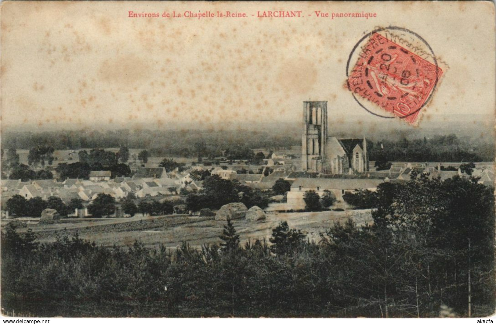 CPA Larchant Vue panoramique FRANCE (1101279)