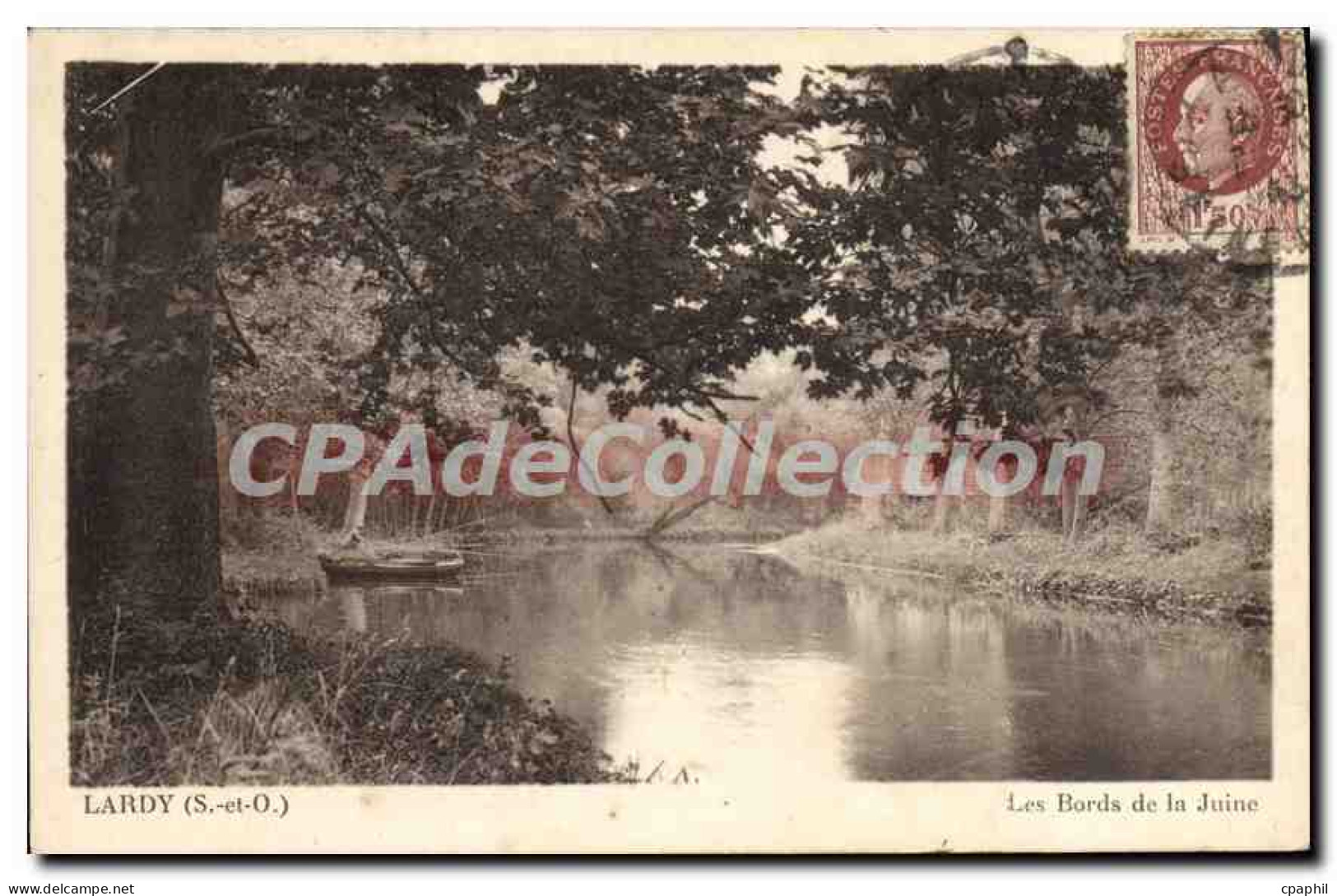 CPA Lardy S et O les bords de la Juine