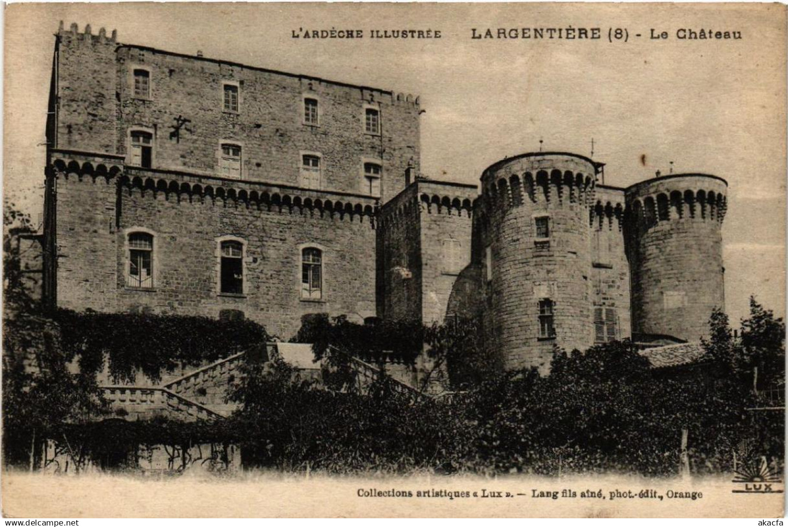 CPA LARGENTIERE Le Chateau (398527)