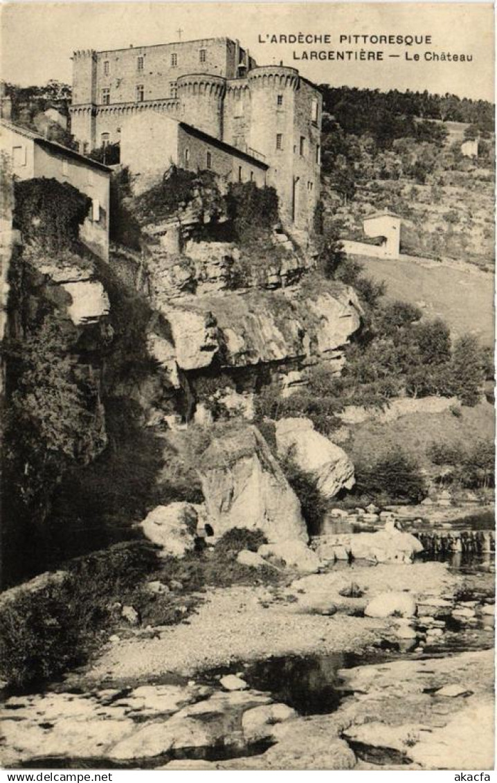 CPA LARGENTIERE Le Chateau (398756)