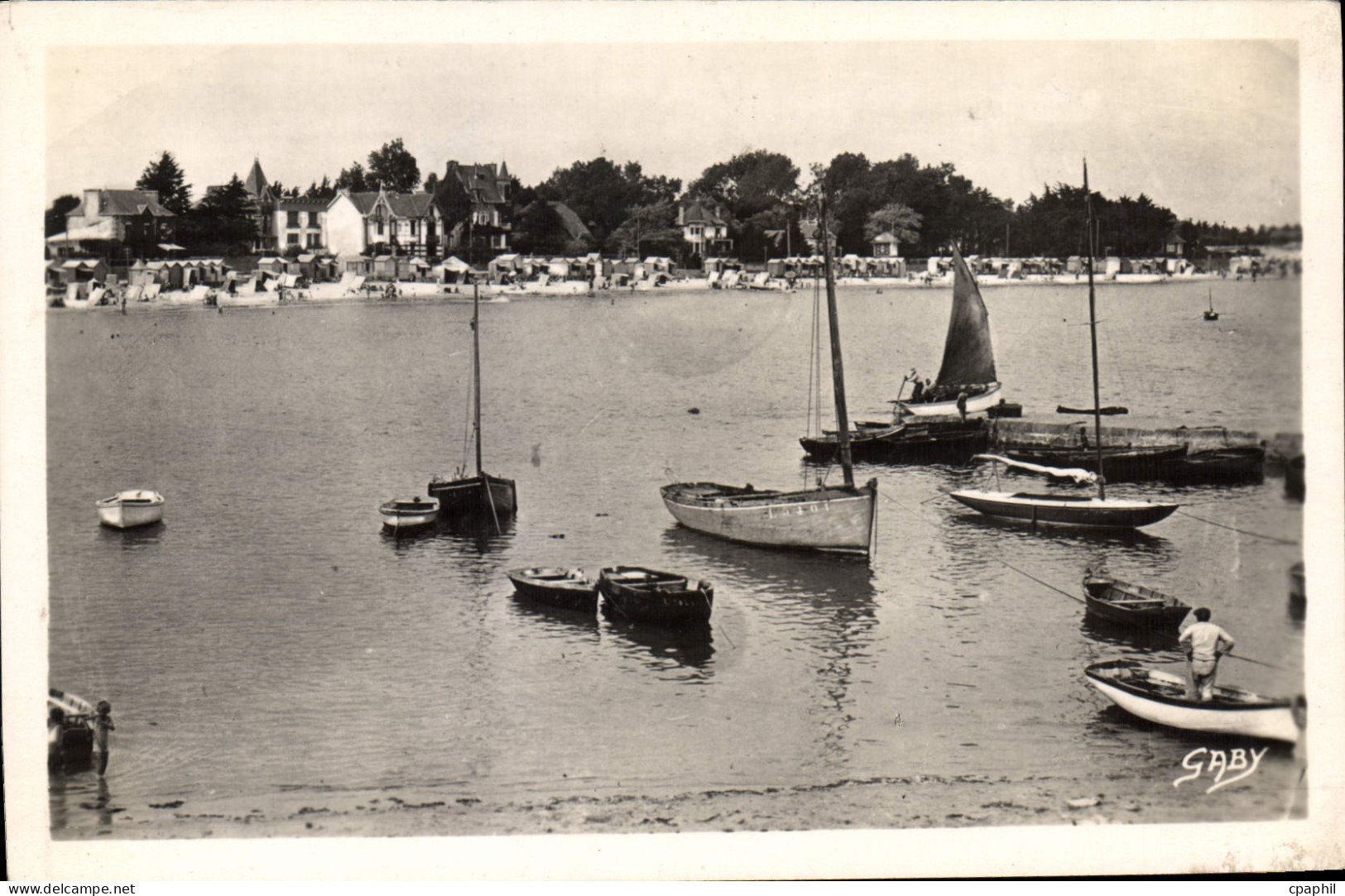CPA Larmor Plage Pointe Et Plage De Toulhars