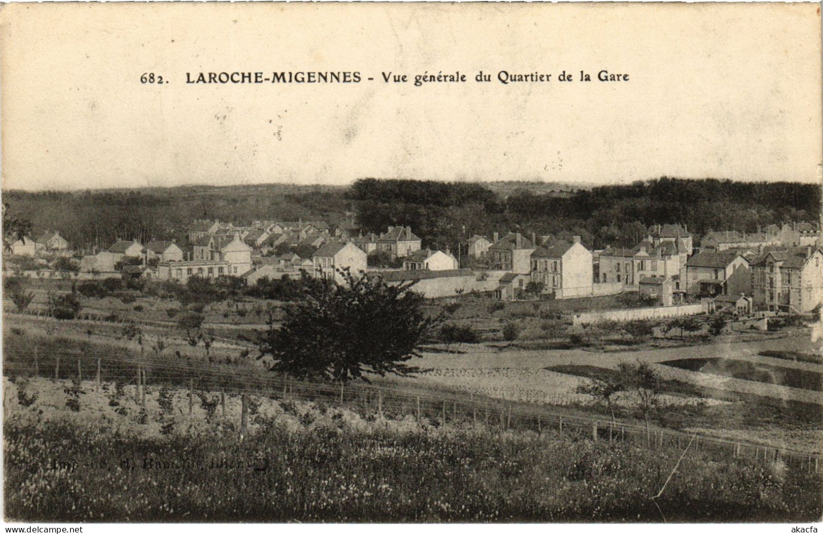 CPA Laroche Migennes vue generale (1478767)