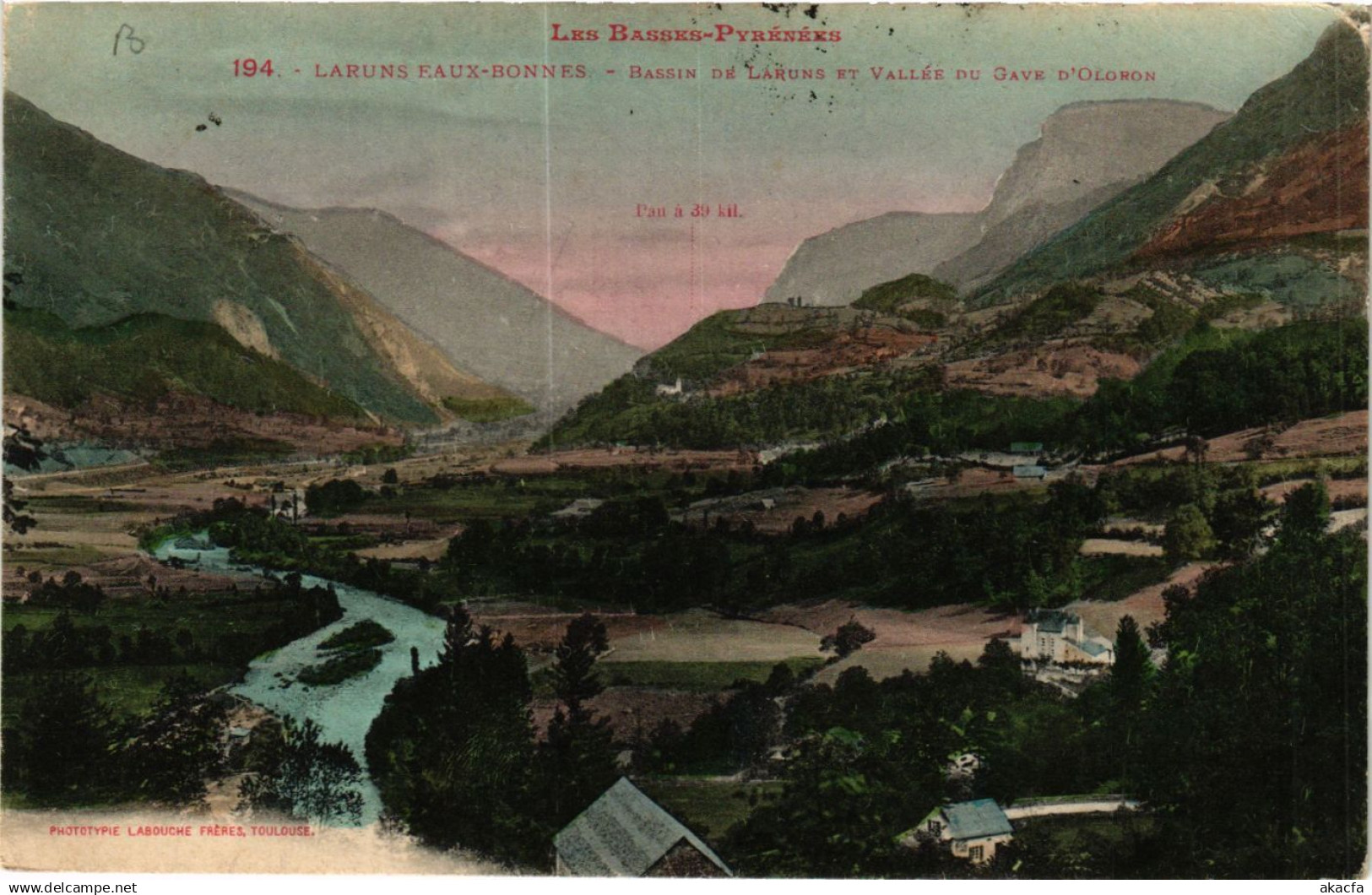 CPA LARUNS EAUX-BONNES Bassin de LARUNS et Vallée du Gave d'Oloron (414938)