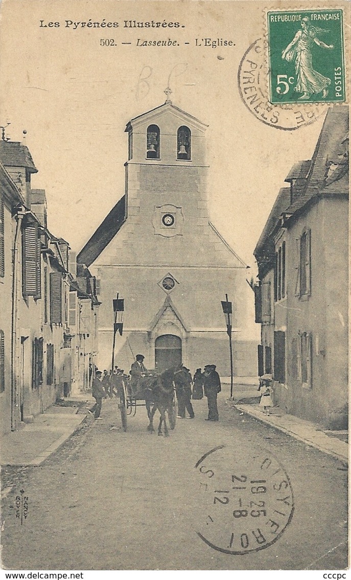 CPA Lasseube L'Eglise