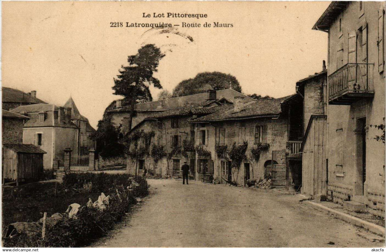 CPA Latronquiere - Route de Maurs (654110)