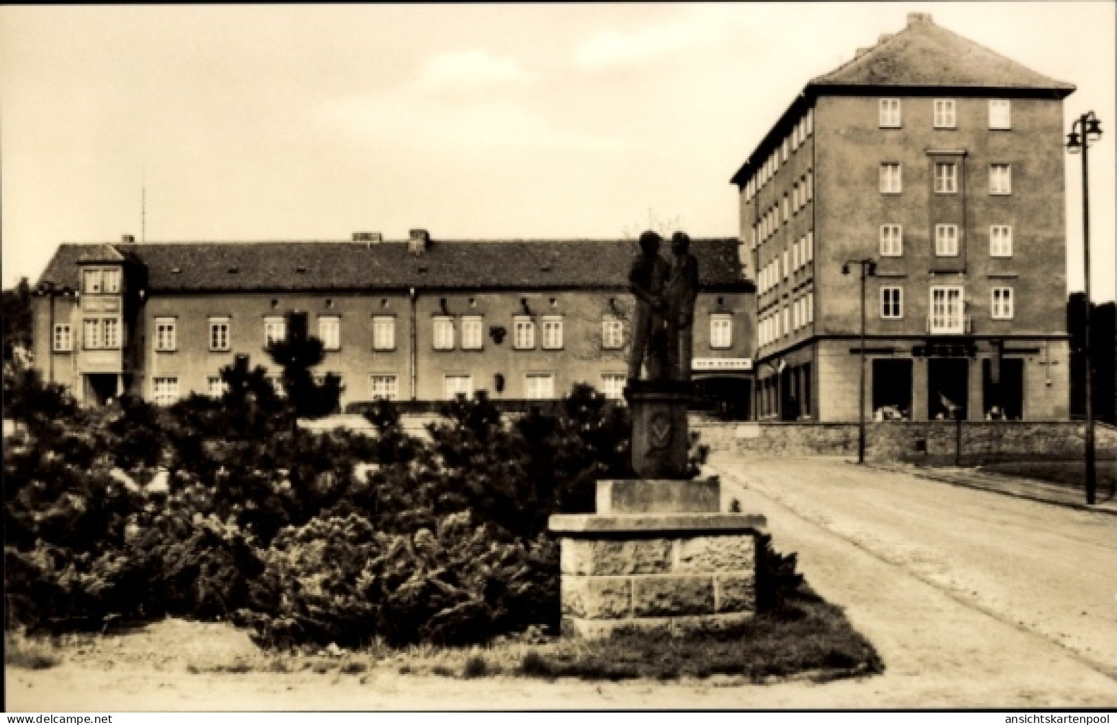 CPA Lauchhammer i.d. Niederlausitz, Platz der Solidarität