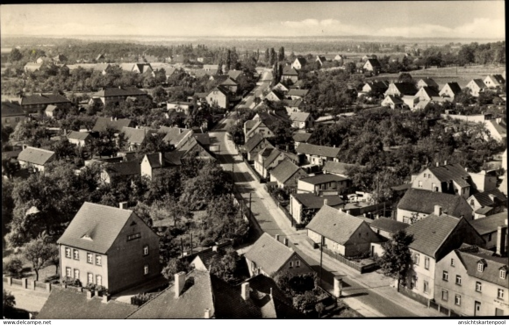 CPA Lauchhammer in der Niederlausitz, Blick auf die Kleinleipischer Straße