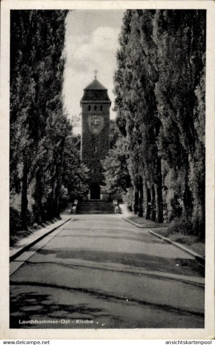 CPA Lauchhammer in der Niederlausitz, Ost, Kirche