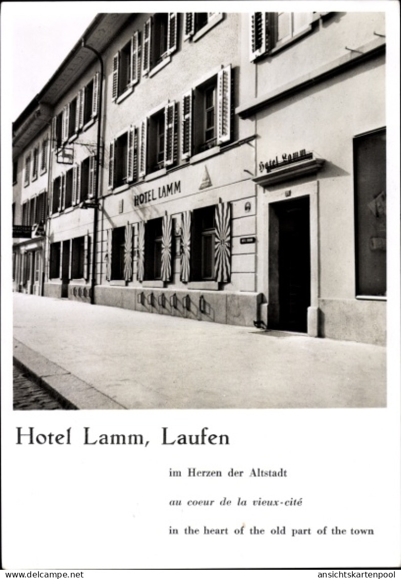 CPA Laufen Uhwiesen Kanton Zürich, Hotel Lamm