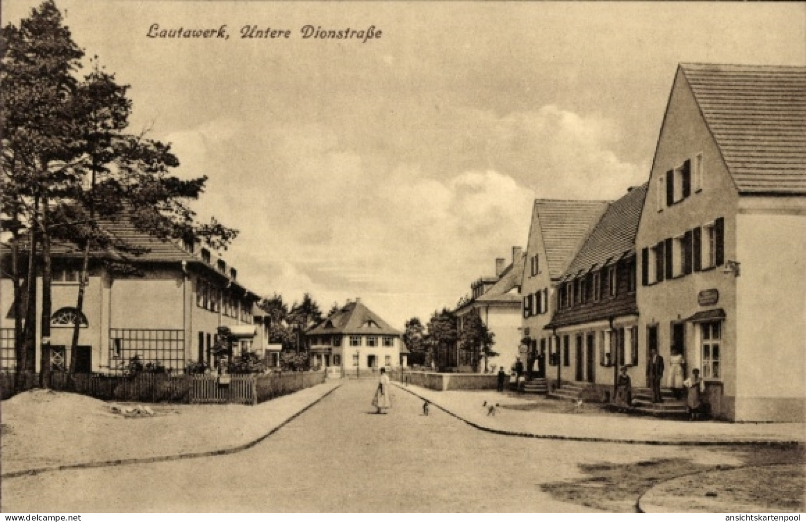 CPA Lautawerk Lauta in Sachsen, Untere Dionstraße