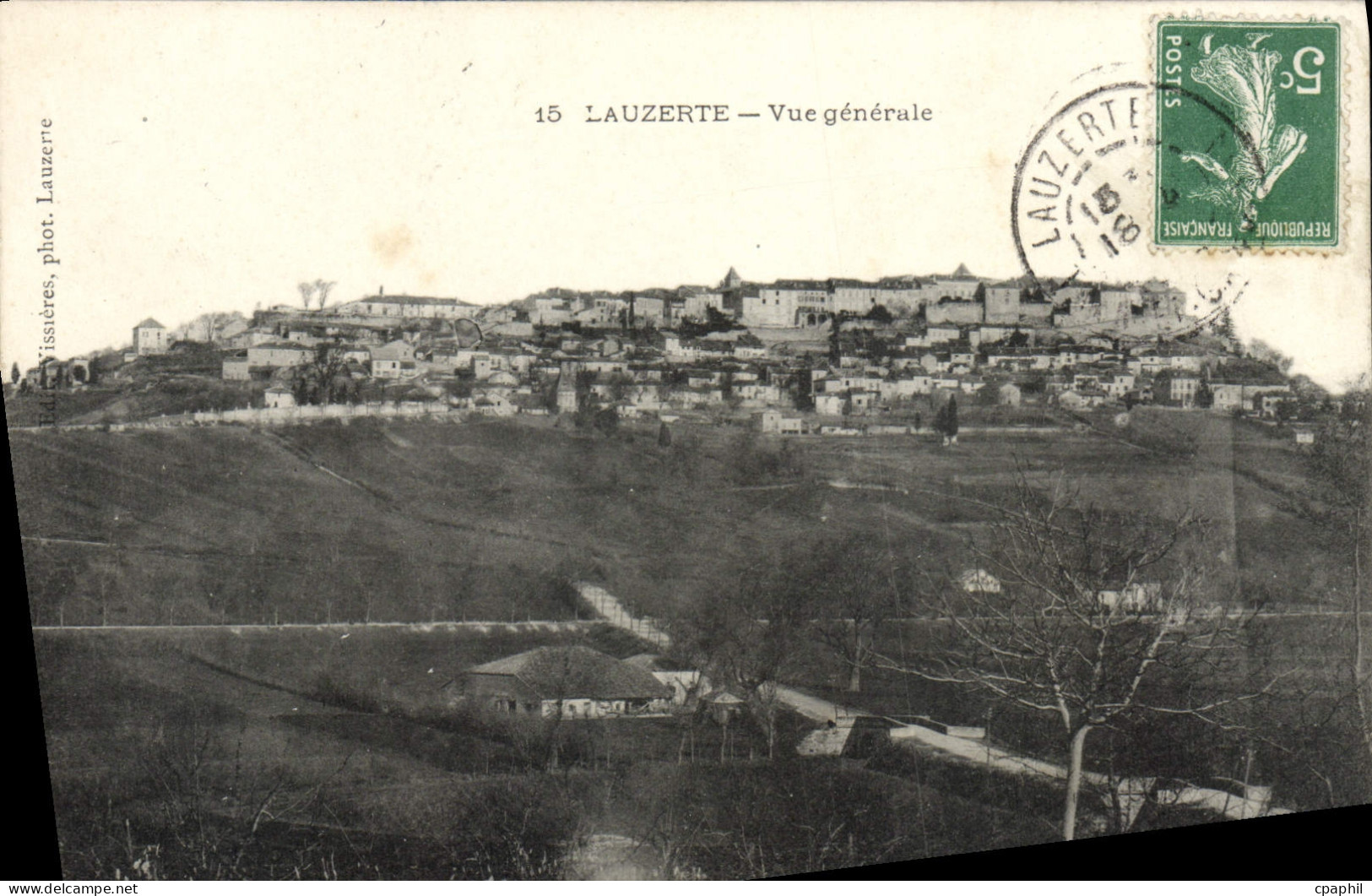 CPA Lauzerte Vue Generale