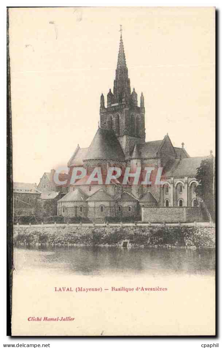 CPA Laval Basilique D'Avesnieres