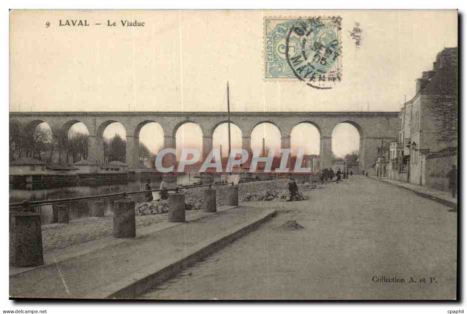 CPA Laval le viaduc