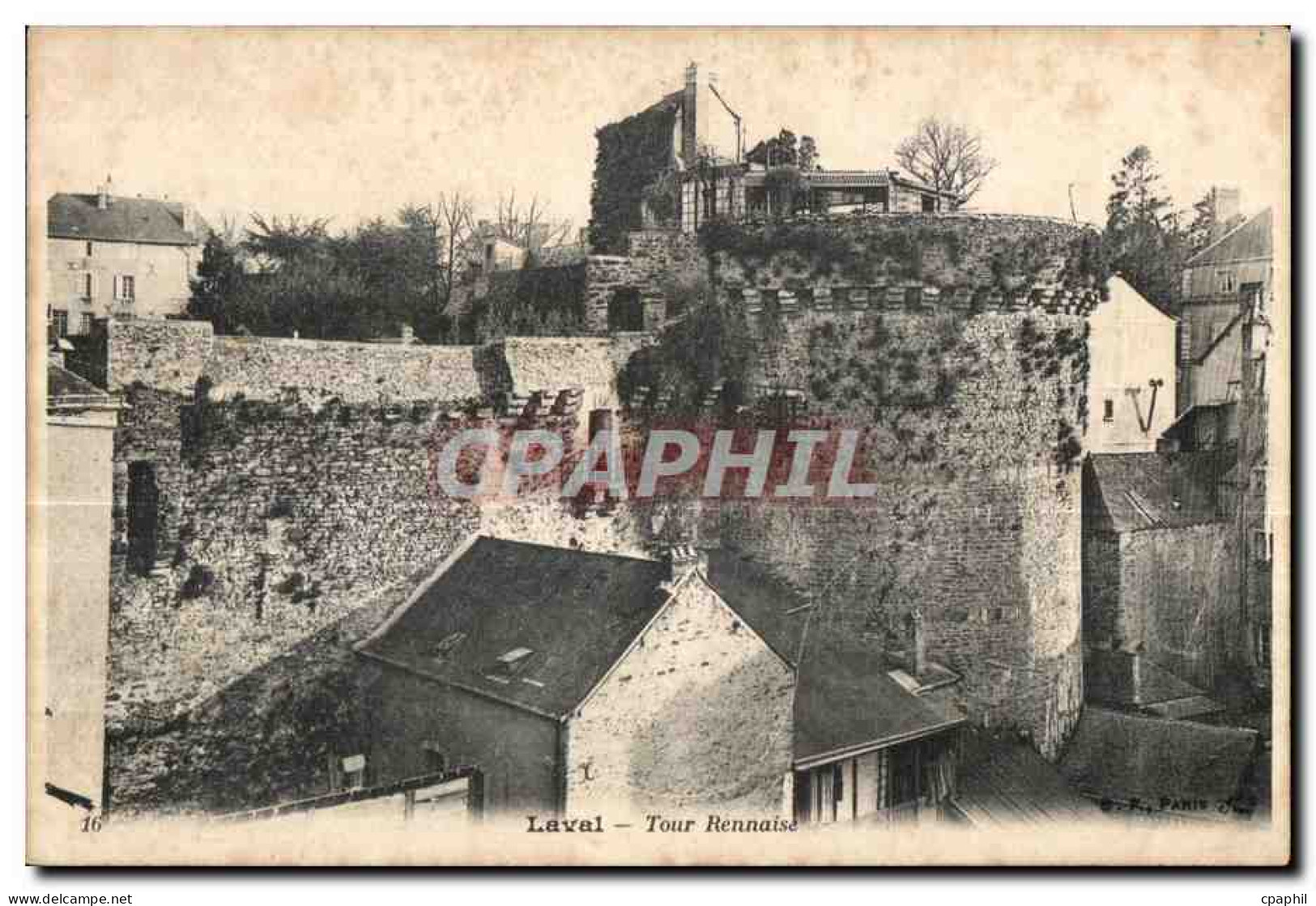 CPA Laval tour rennaise