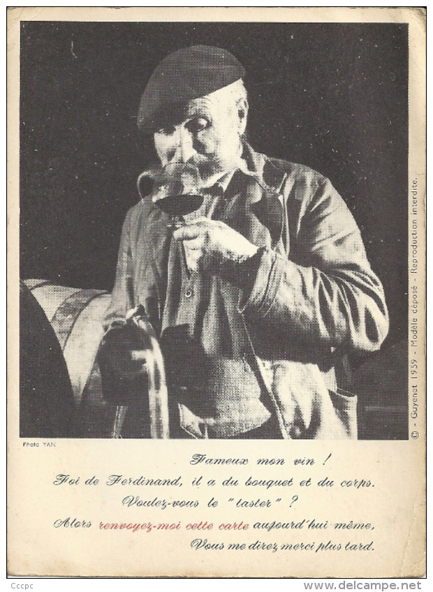 CPA Lavigny carte publicitaire Monsieur René Guyenet