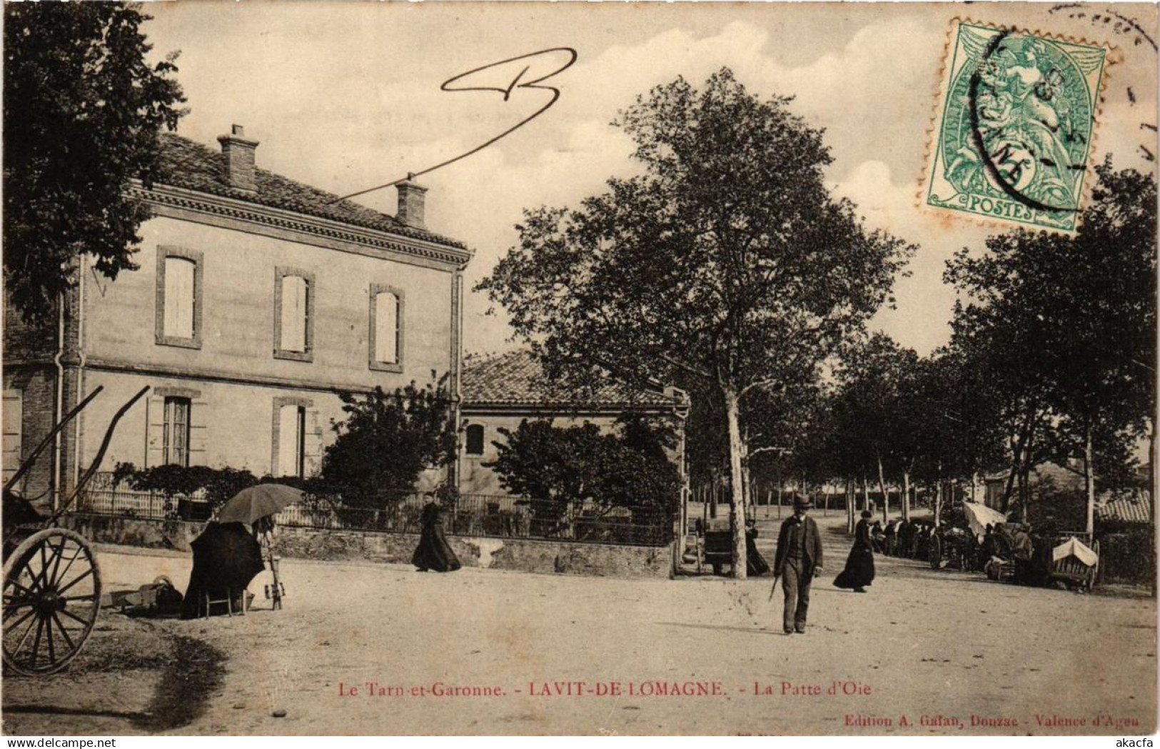 CPA LAVIT-de-LOMAGNE La Patte d'Oie (615165)