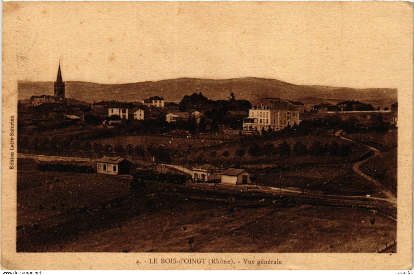 CPA Le BOIS-d'OINGT - Vue générale (367799)
