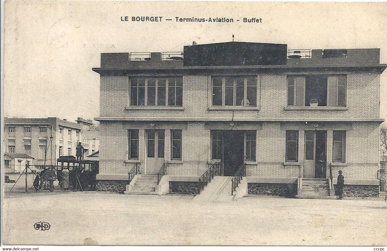 CPA Le Bourget Terminus Aviation Buffet