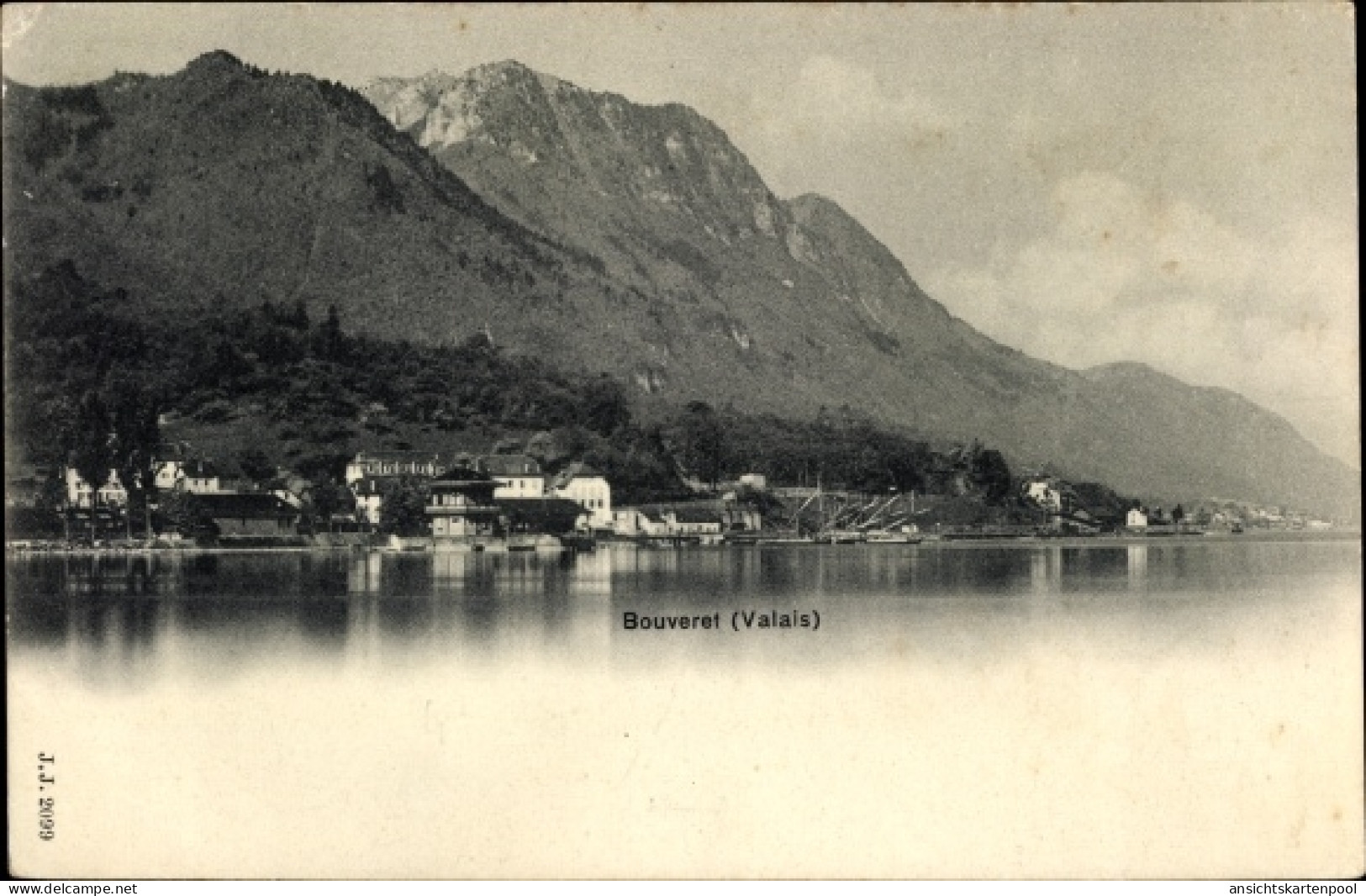 CPA Le Bouveret Port Valais Kanton Wallis, Partie am Wasser