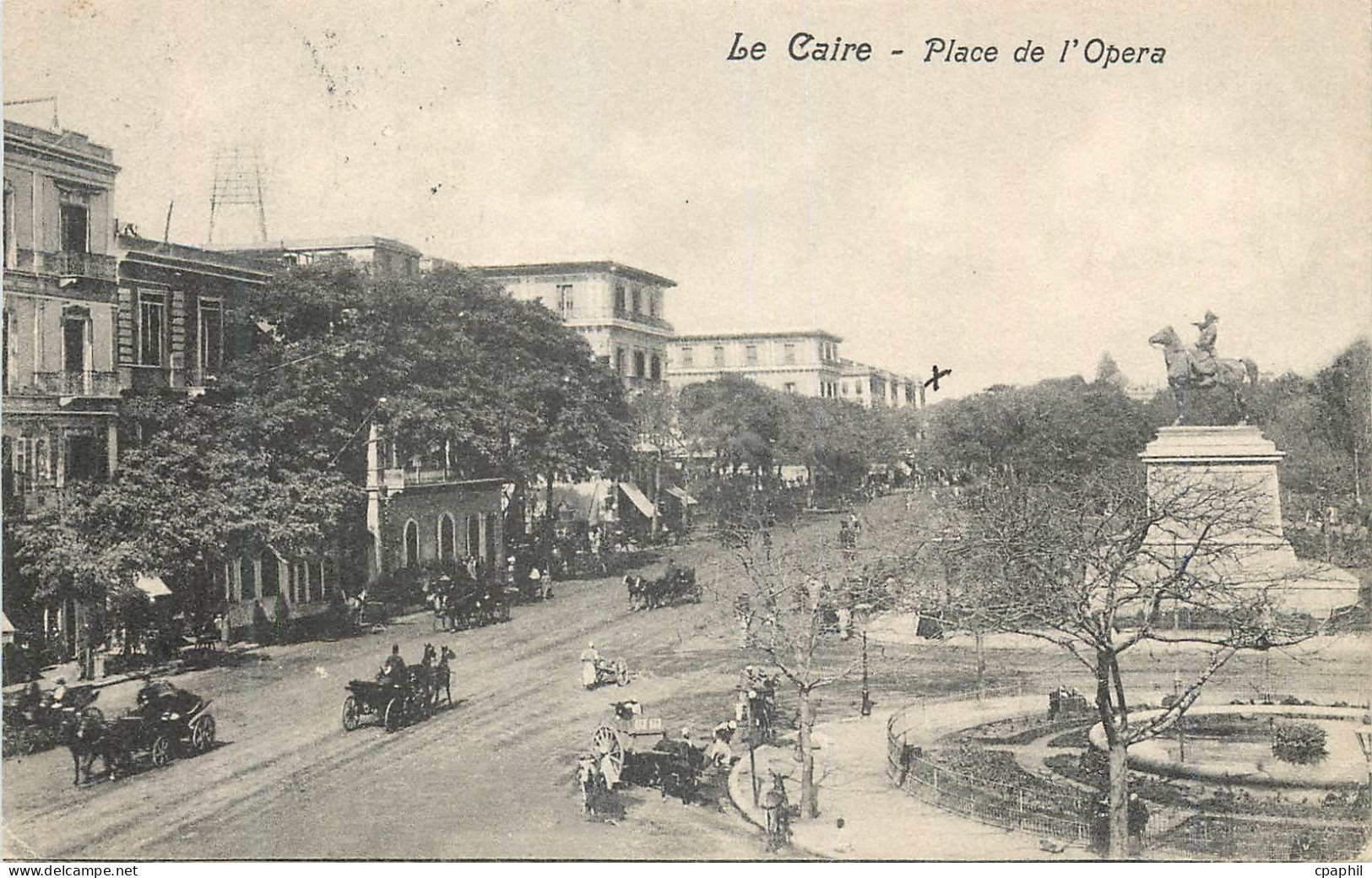 CPA Le Caire Place de l Opera