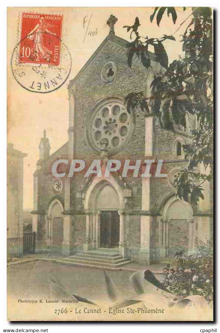 CPA Le Cannet Eglise Ste Philomene