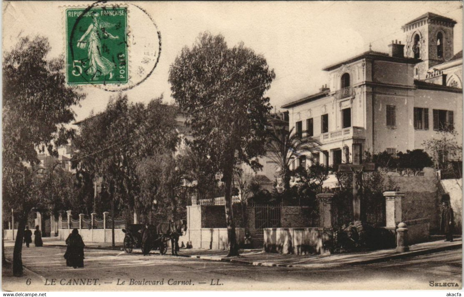CPA LE CANNET Le Boulevard Carnot (1111355)