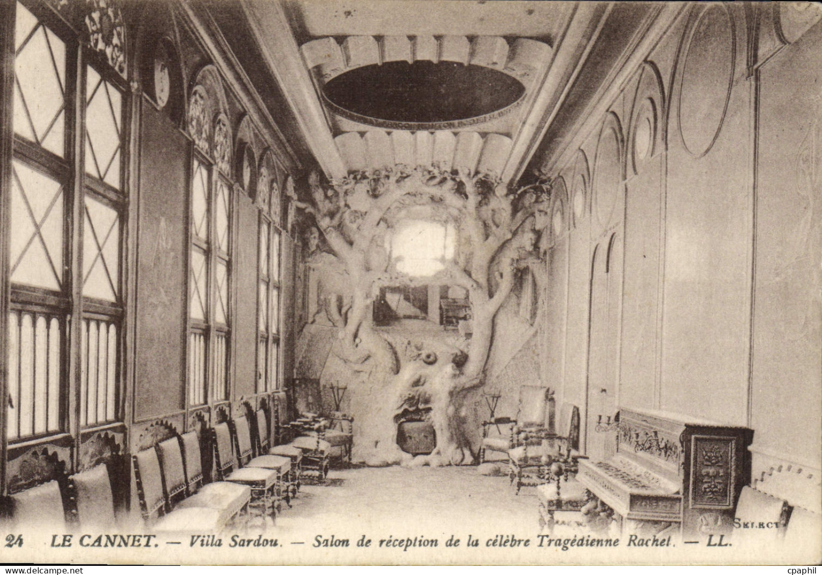 CPA LE CANNET villa Sardou tragédienne Rachet Rachel