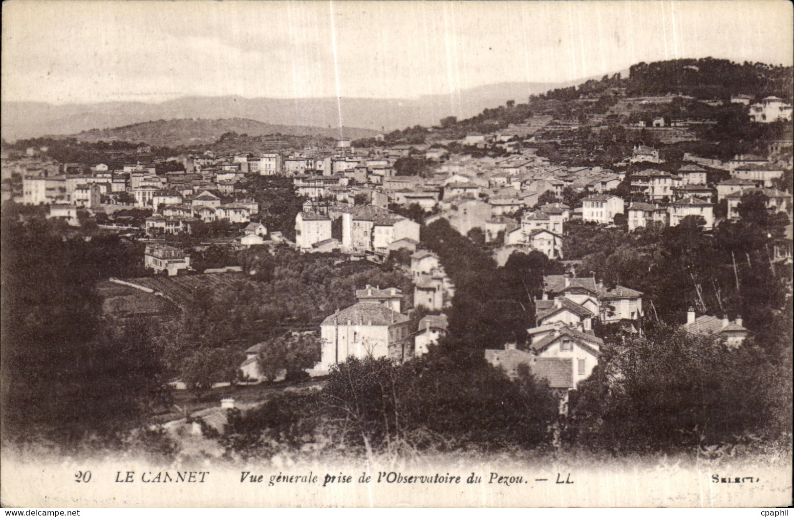 CPA Le Cannet Vue Generale prise L Observatoire du Pezou