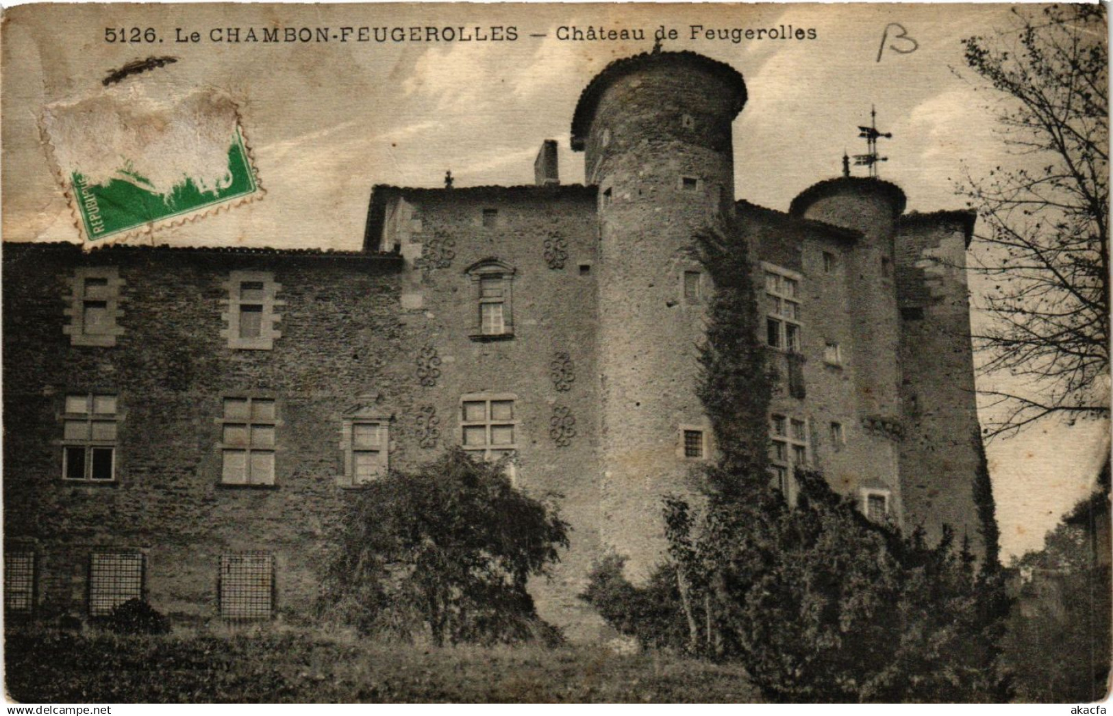 CPA Le CHAMBON-FEUGEROLLES - Chateau de FEUGEROLLES (359911)