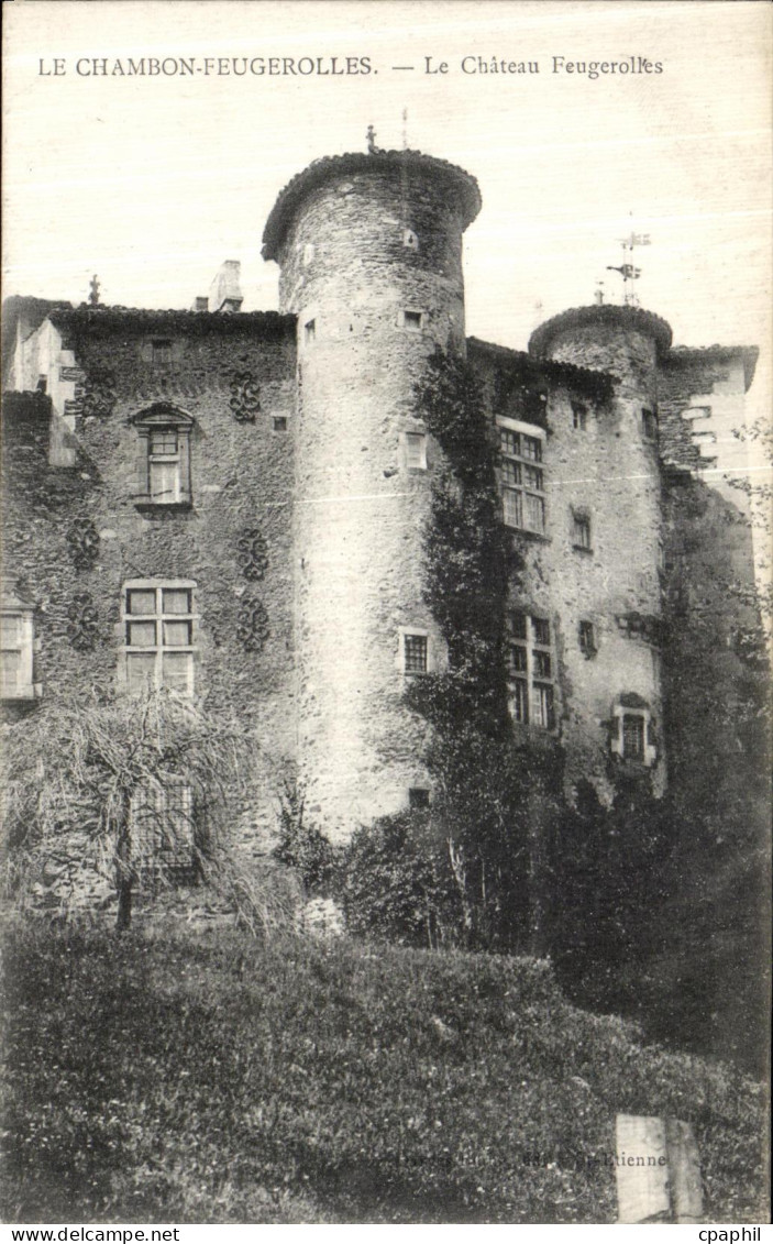 CPA Le Chambon Feugerolles Le Chateau Feugerolles