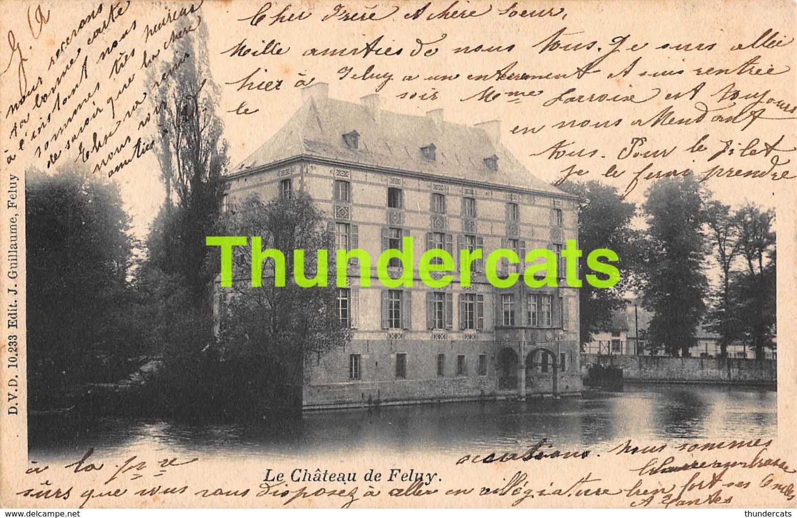 CPA LE CHATEAU DE FELUY SENEFFE