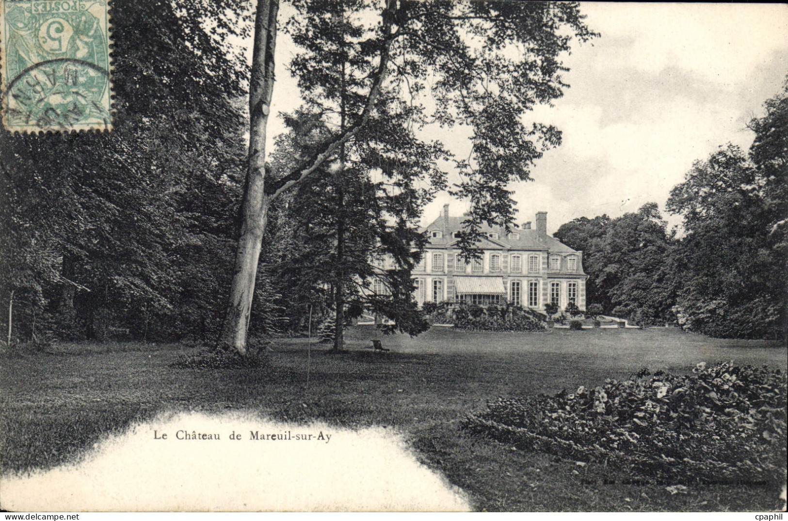 CPA Le Chateau De Mareuil Sur Ay